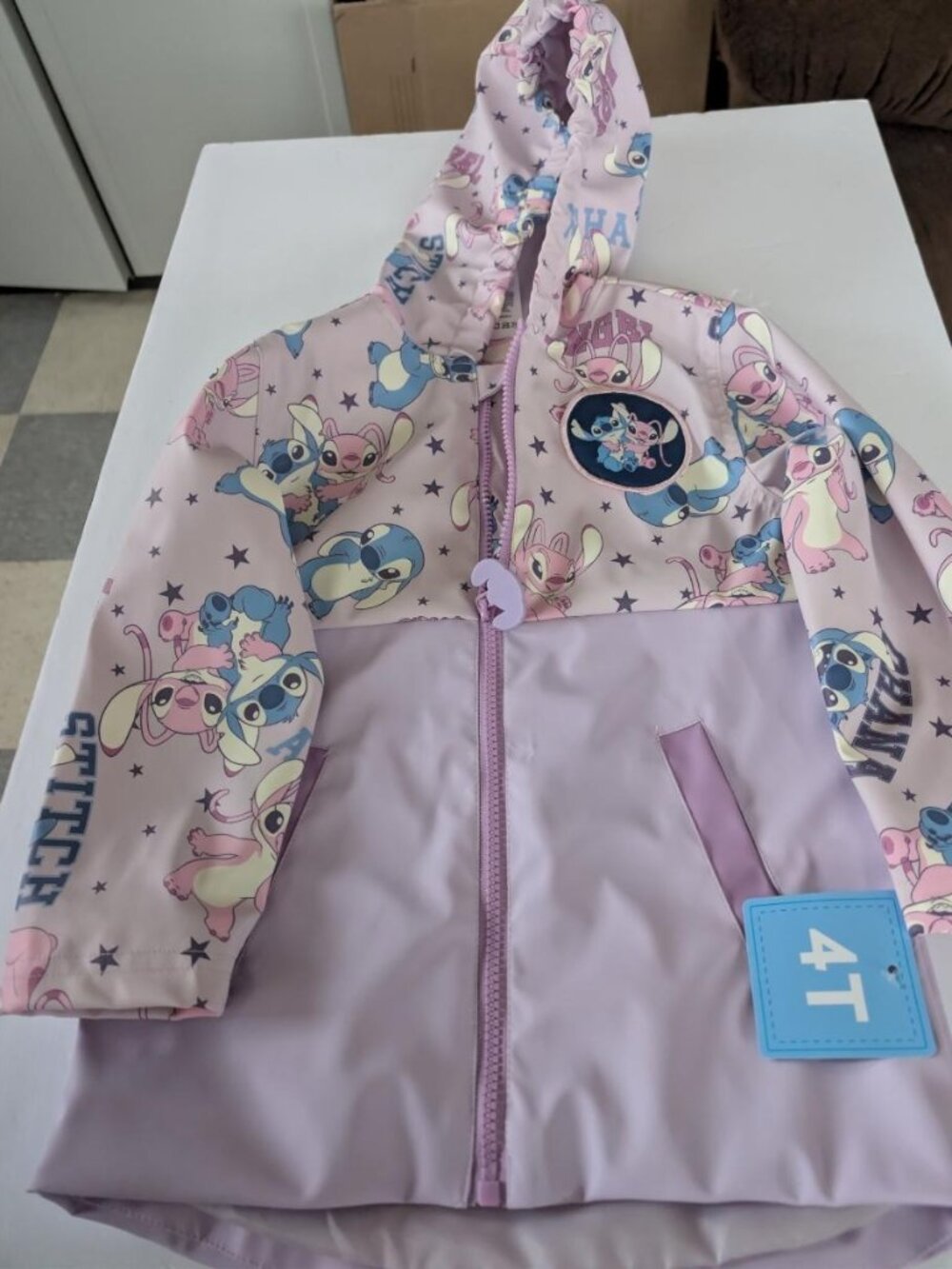 Disney Lilo Hooded Jacket, Sizes 3 & 4 - New with Tags
